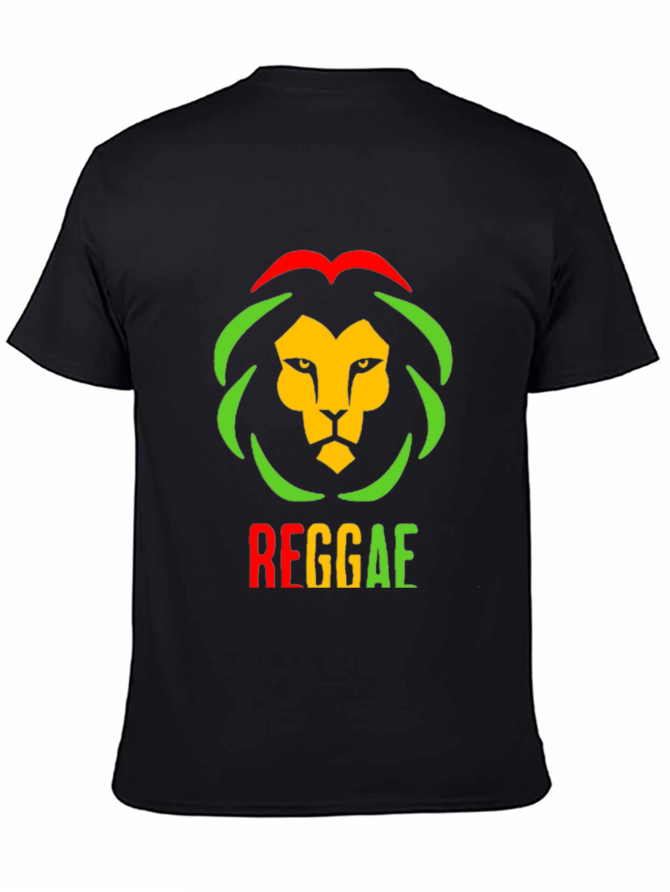 Reggae Lion Head Graphic T-Shirt