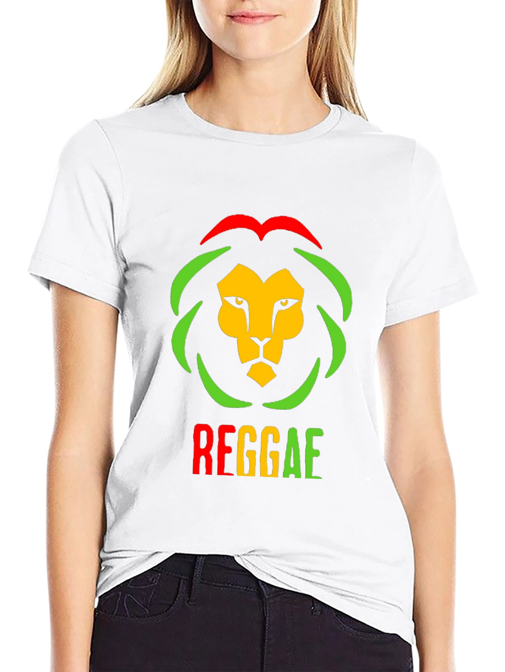 Reggae Lion Head Graphic T-Shirt