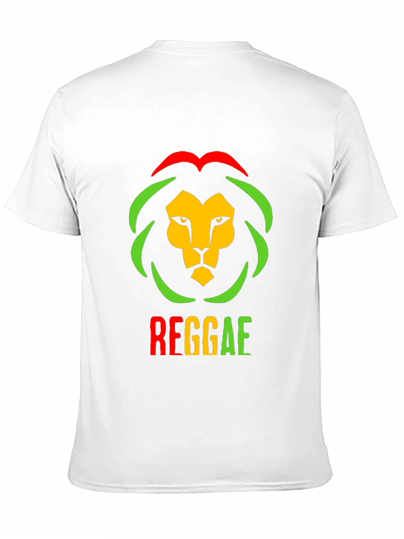Reggae Lion Head Graphic T-Shirt