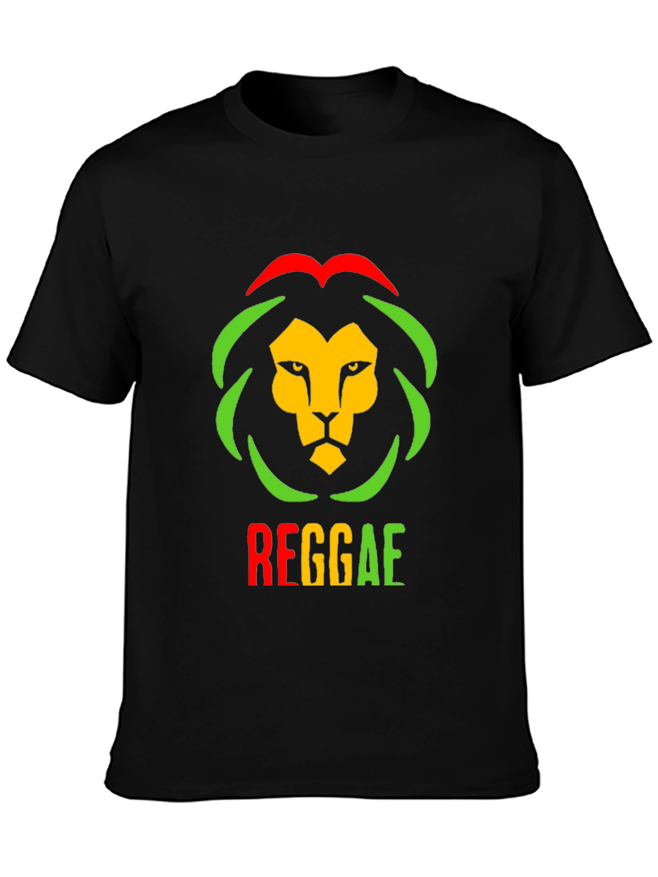Reggae Lion Head Graphic T-Shirt