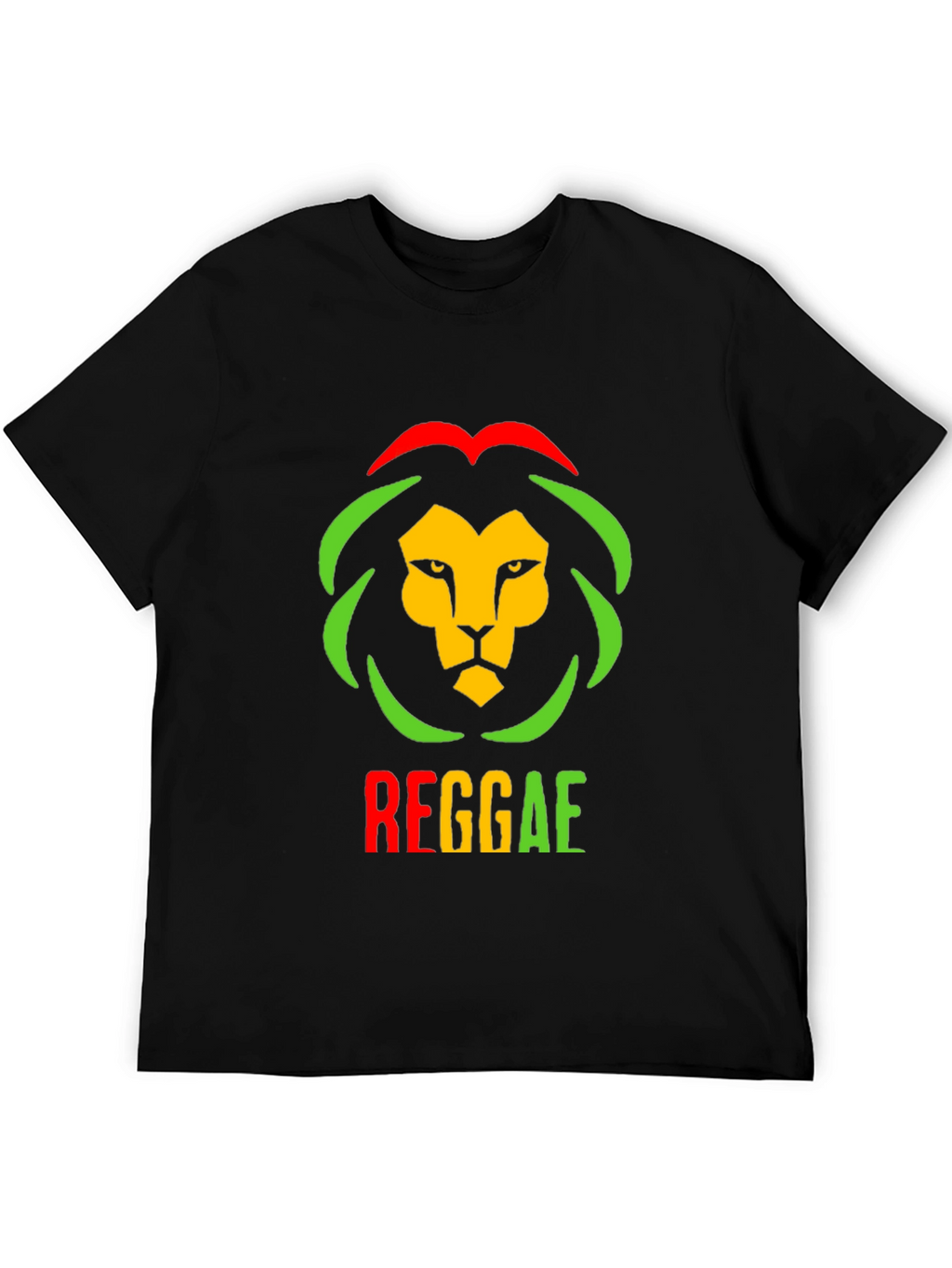 Reggae Lion Head Graphic T-Shirt
