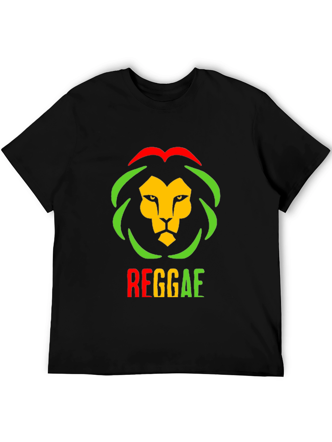 Reggae Lion Head Graphic T-Shirt