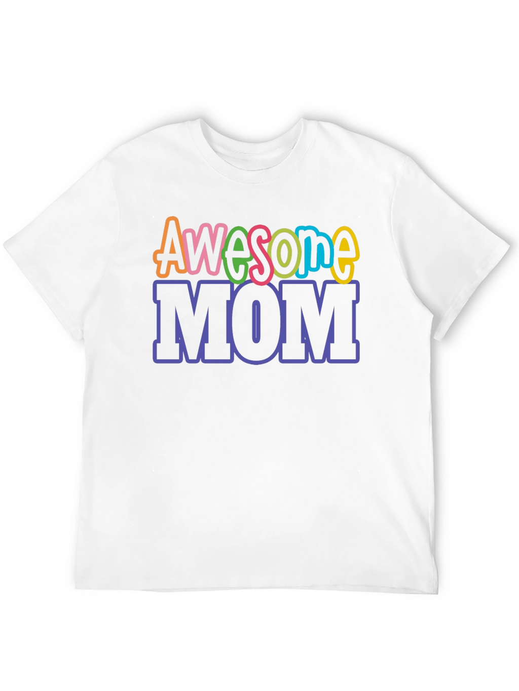 Awesome Mom Graphic Tee - Black T-Shirt