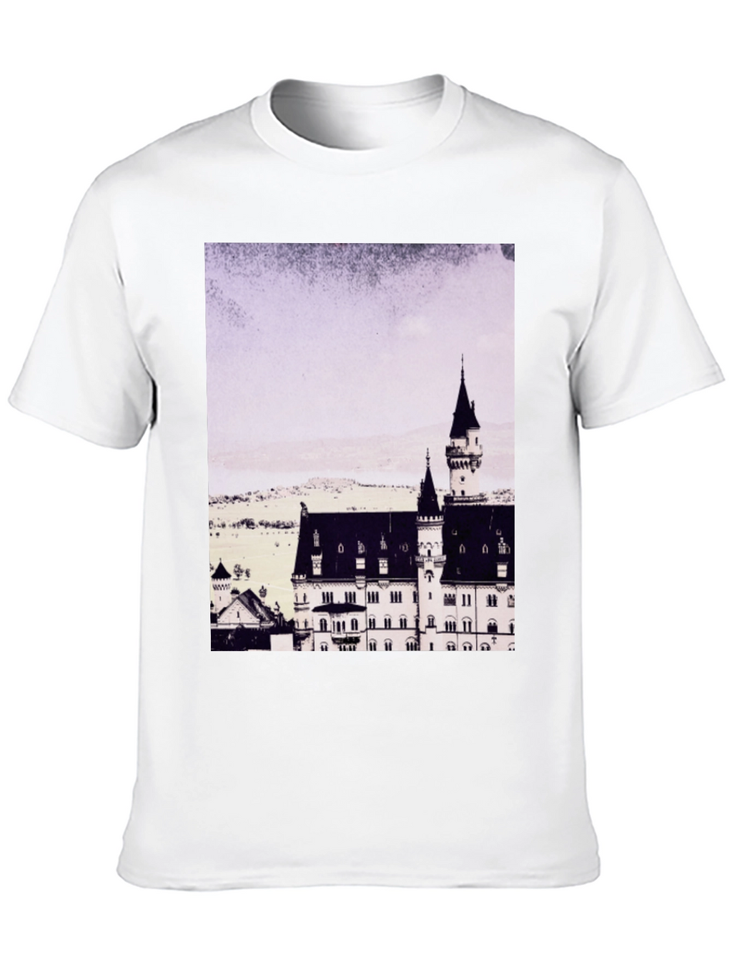 Castle Graphic Tee - Mens Black T-Shirt