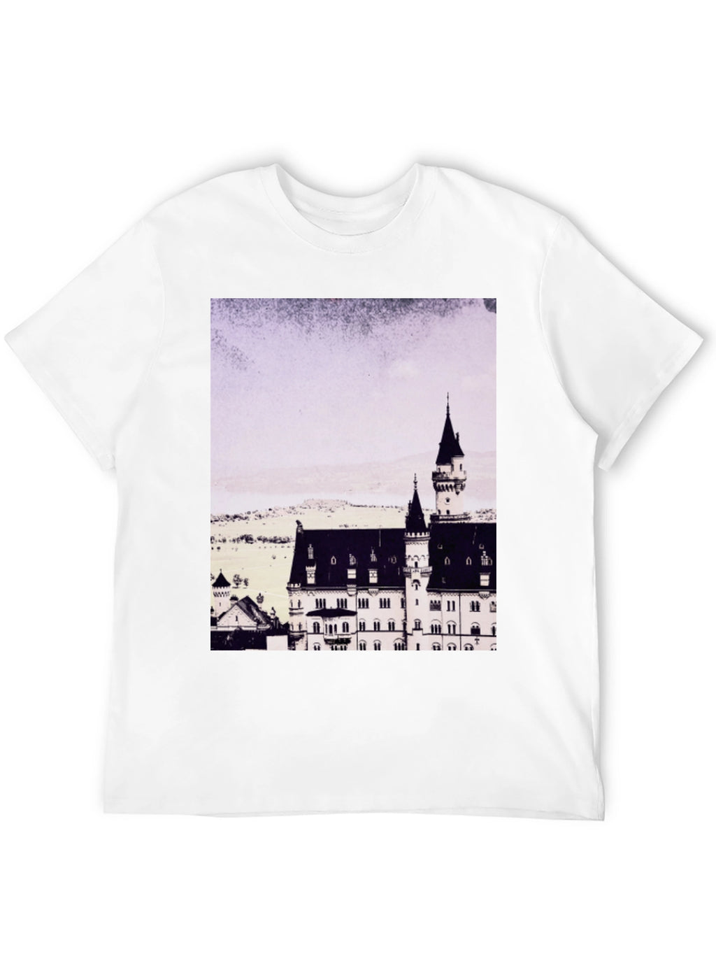 Castle Graphic Tee - Mens Black T-Shirt