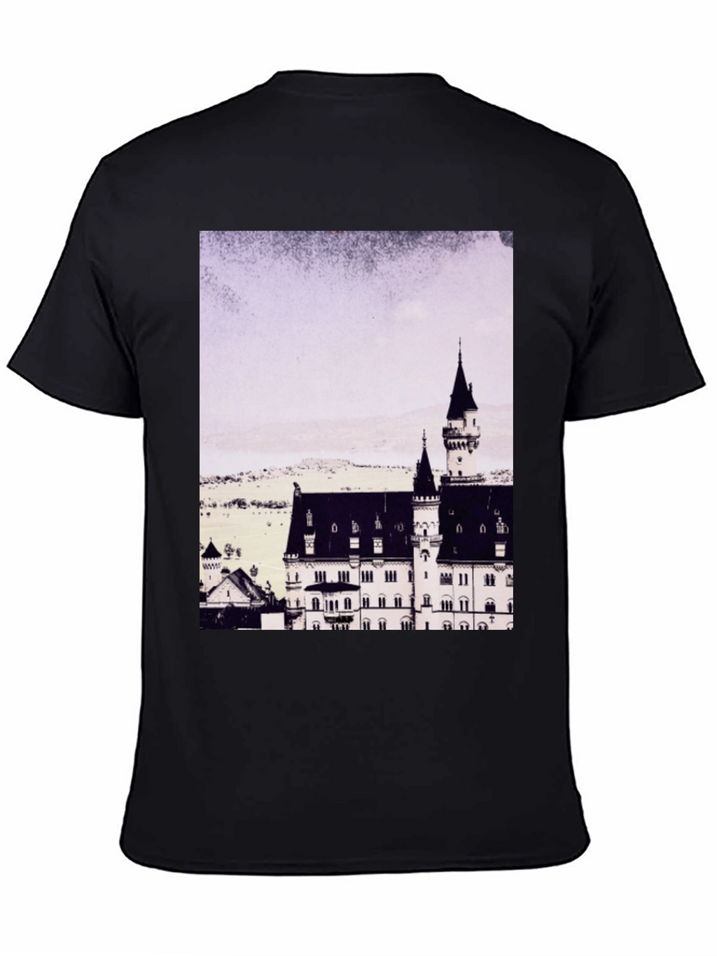 Castle Graphic Tee - Mens Black T-Shirt