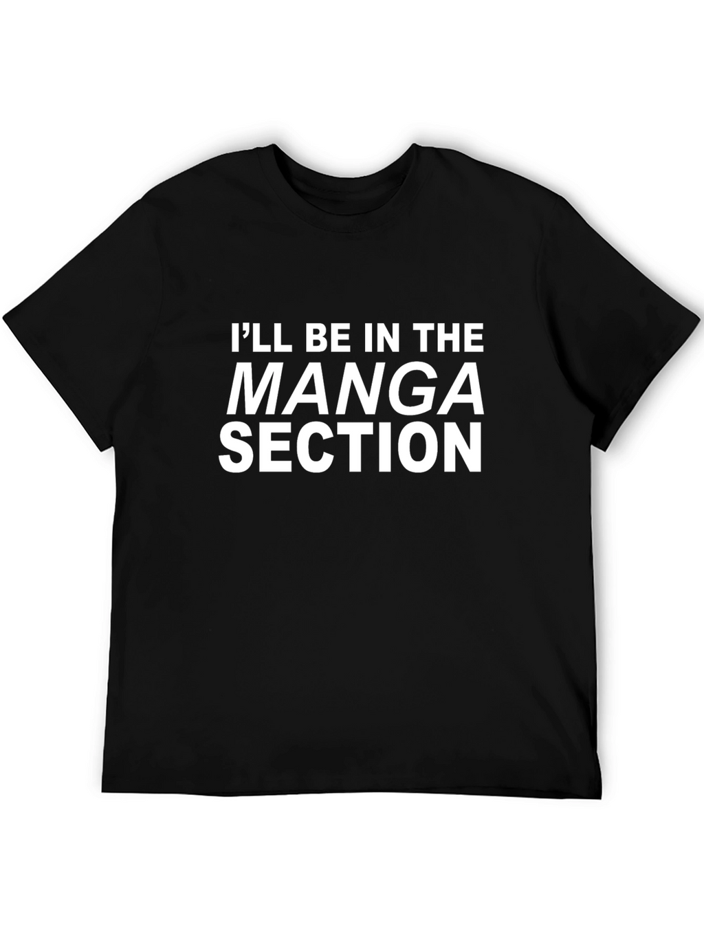 Manga Section Black Graphic Tee Shirt