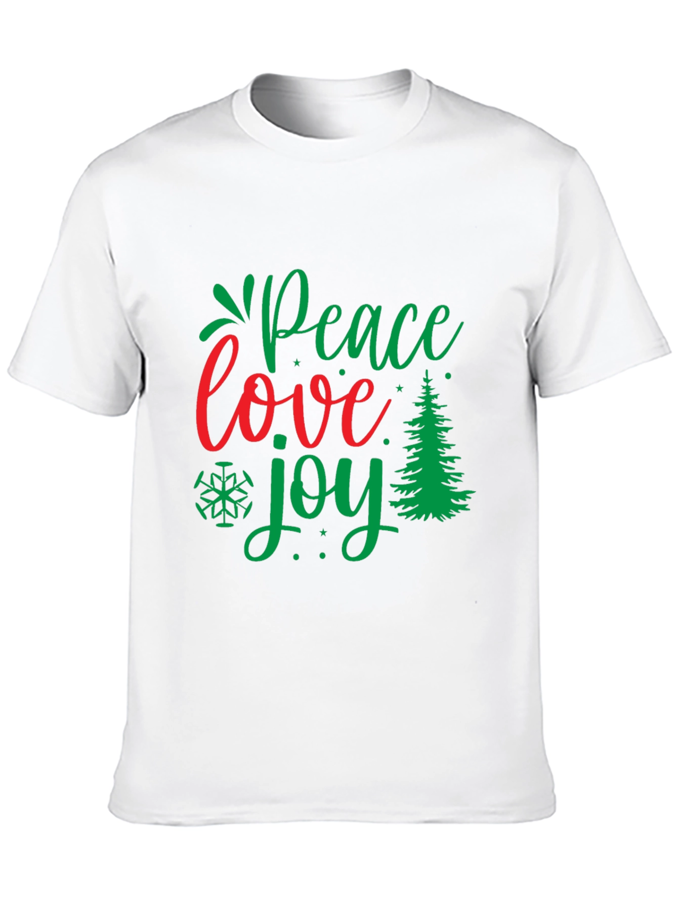 Peace Love Joy Christmas T-Shirt