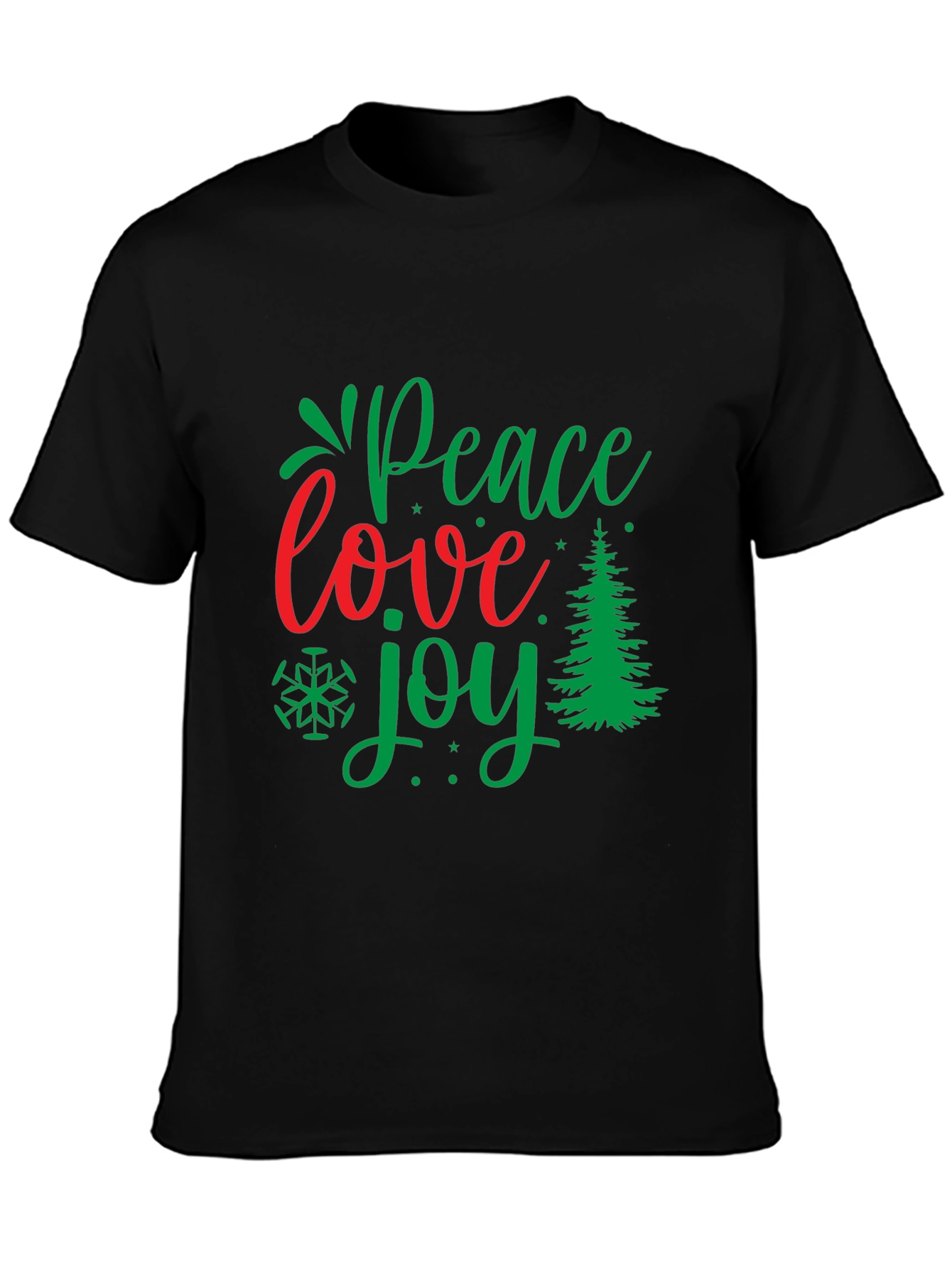 Peace Love Joy Christmas T-Shirt