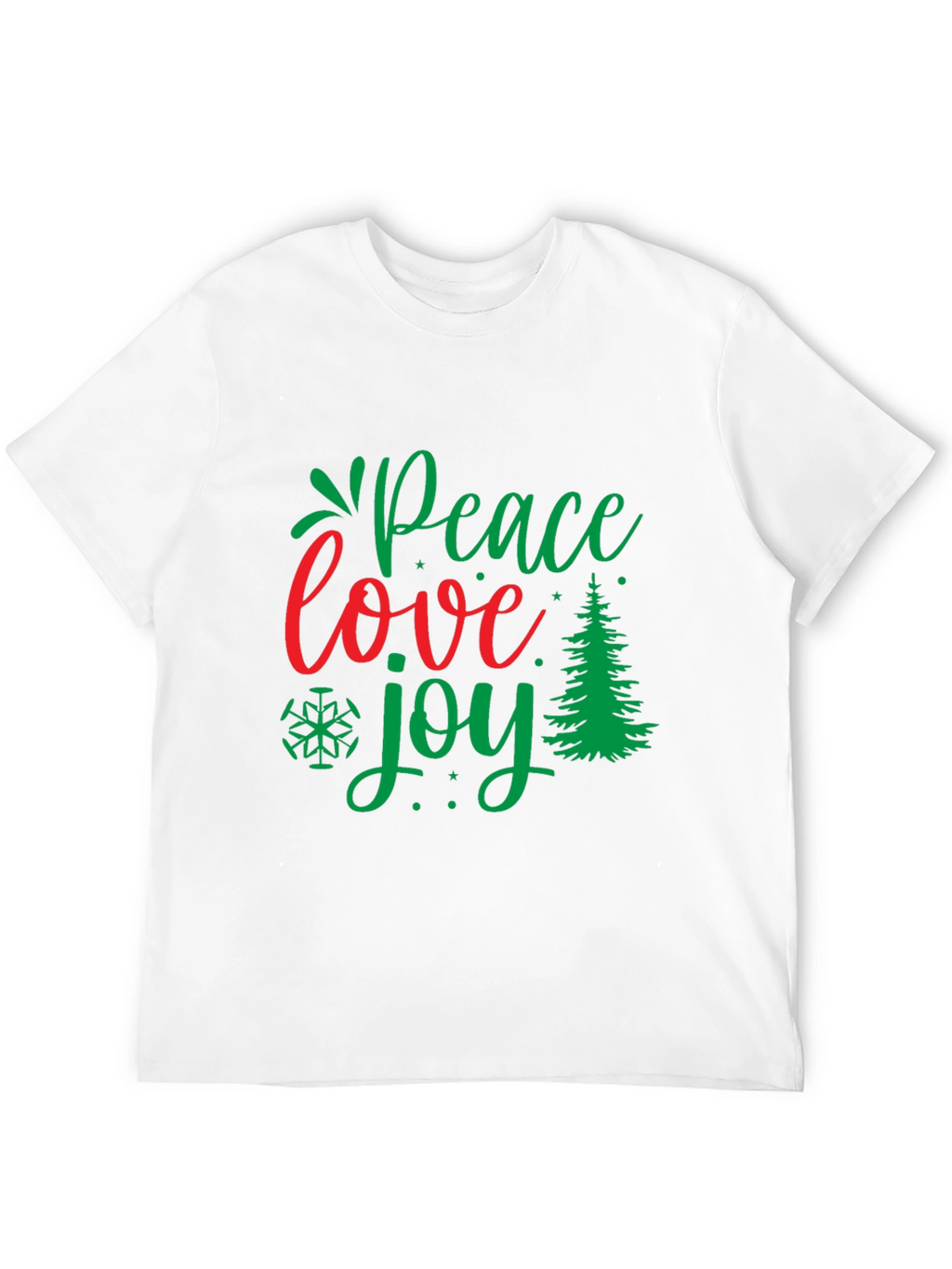Peace Love Joy Christmas T-Shirt
