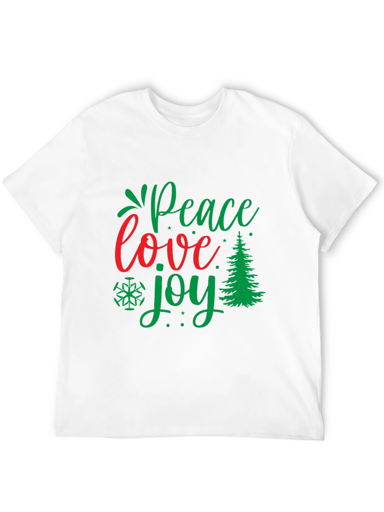 Peace Love Joy Christmas T-Shirt