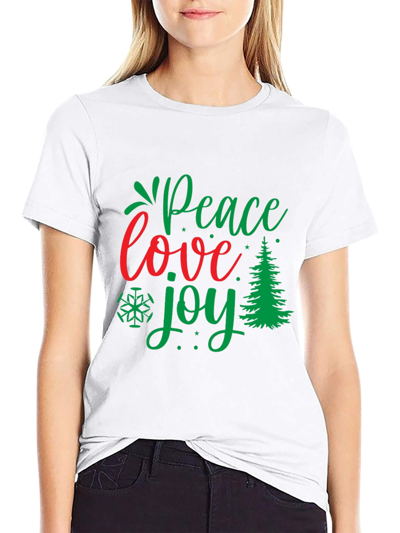 Peace Love Joy Christmas T-Shirt