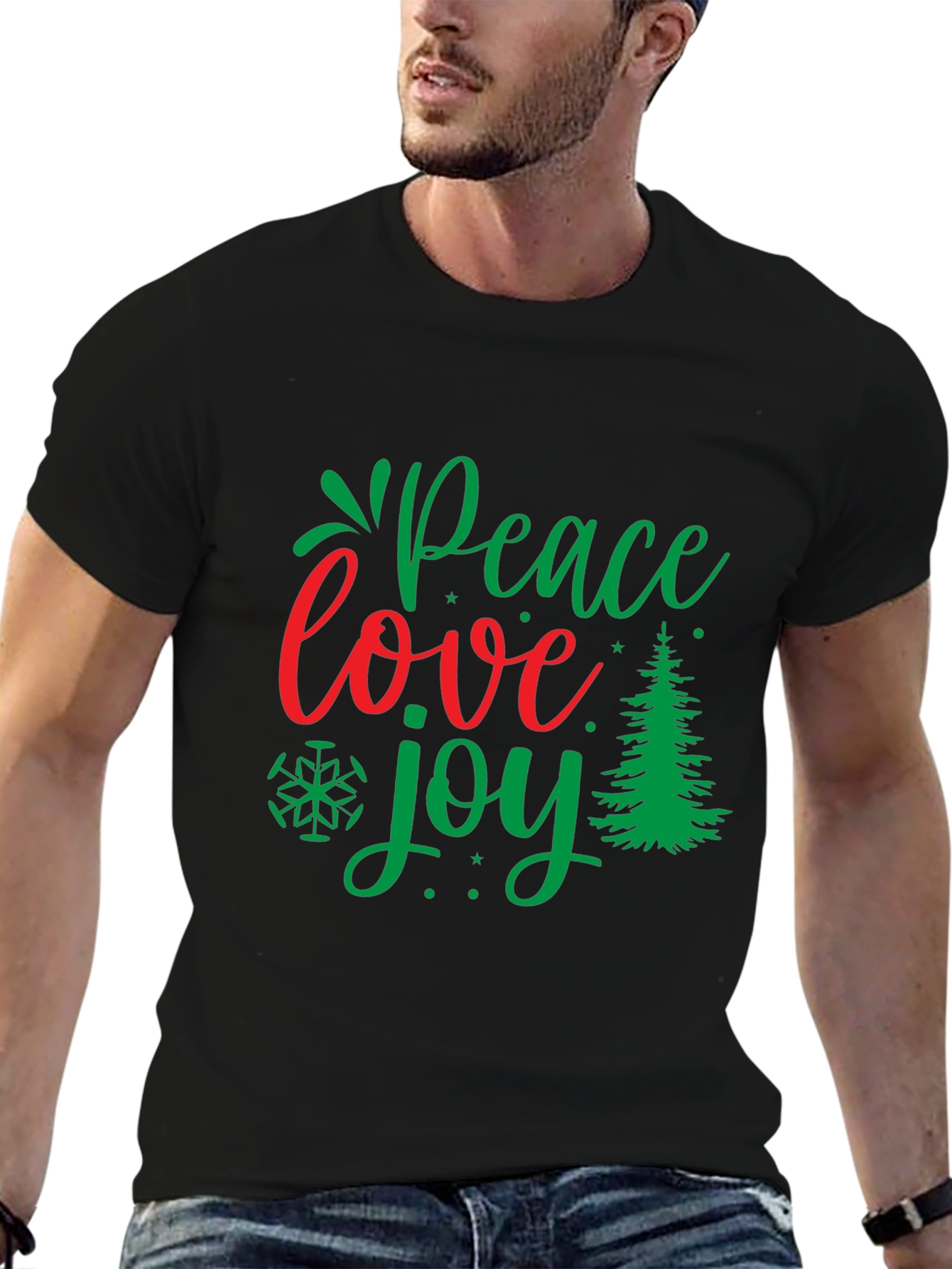 Peace Love Joy Christmas T-Shirt