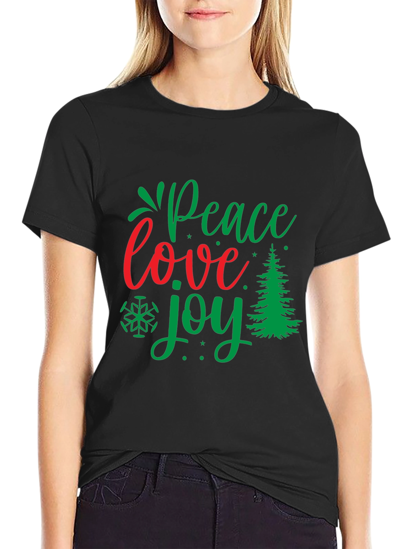 Peace Love Joy Christmas T-Shirt
