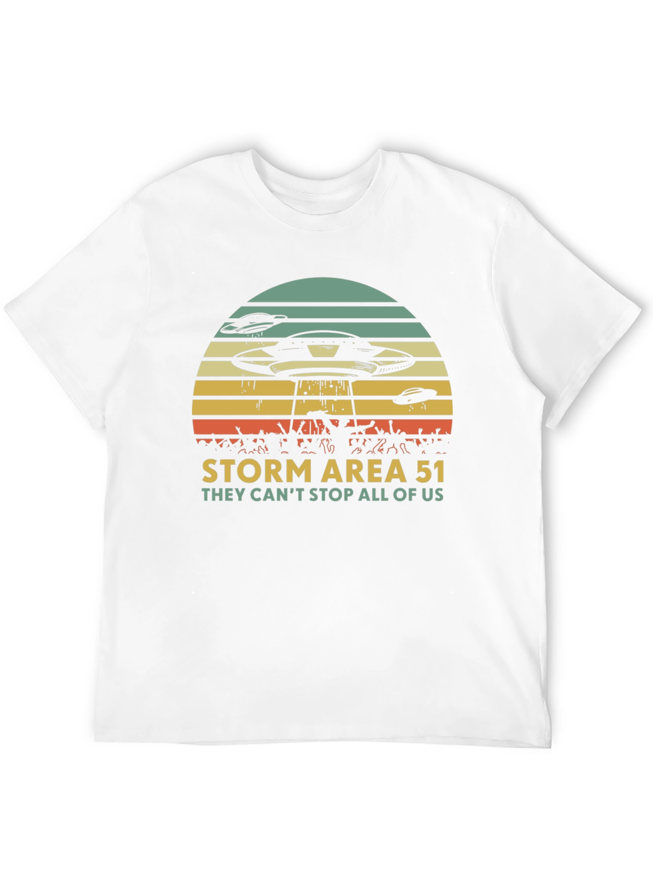 Storm Area 51 Graphic T-Shirt - They Cant Stop All of Us!