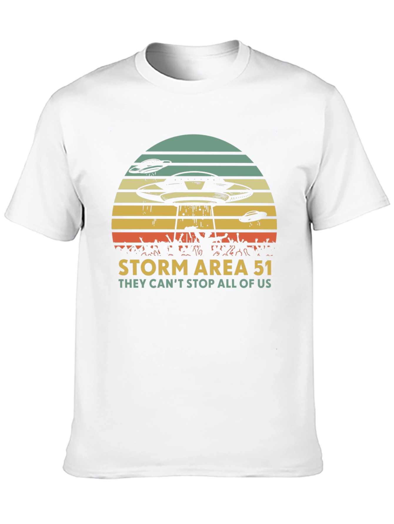 Storm Area 51 Graphic T-Shirt - They Cant Stop All of Us!