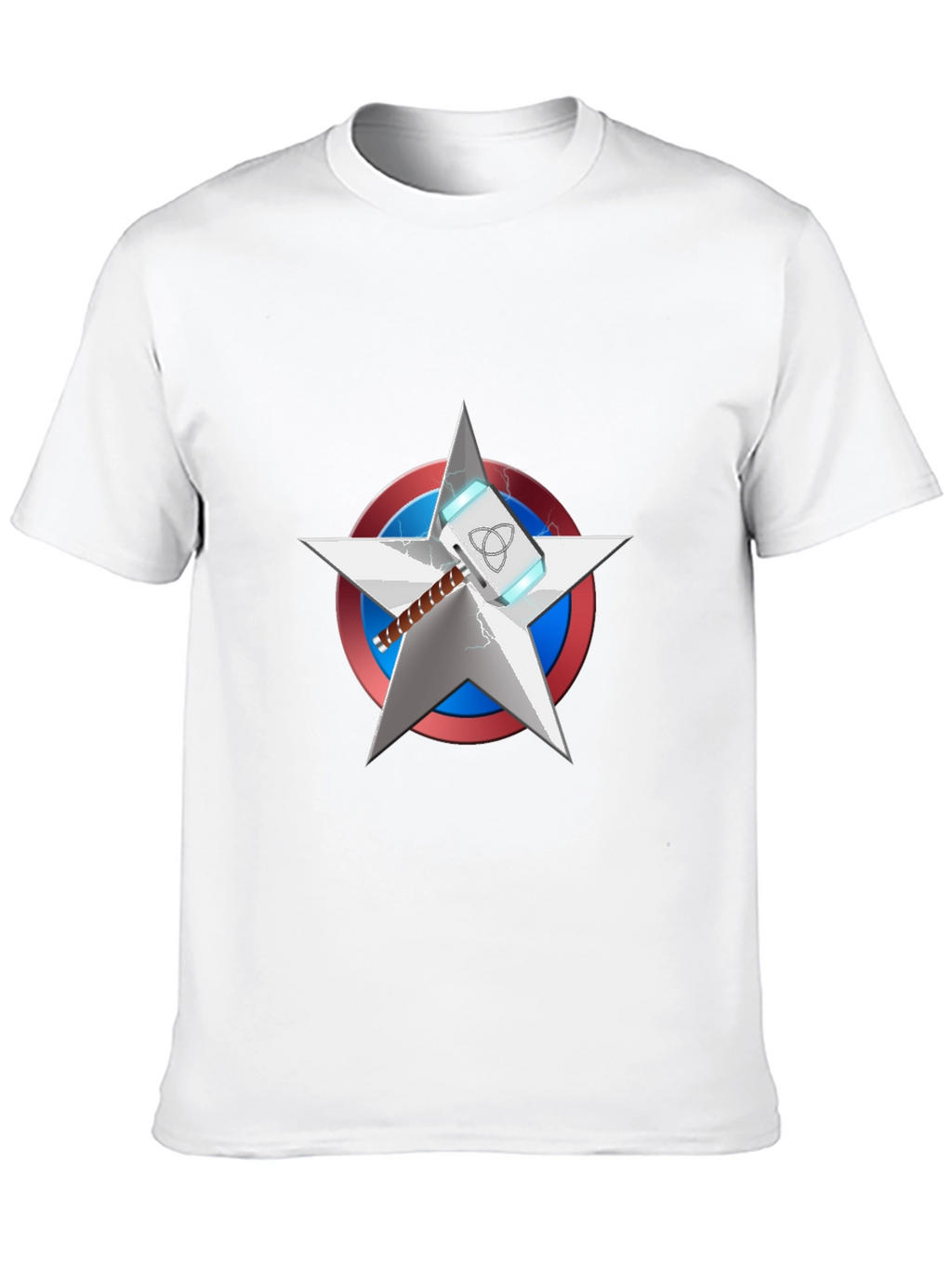 Superhero Mashup T-Shirt - Captain America & Thor