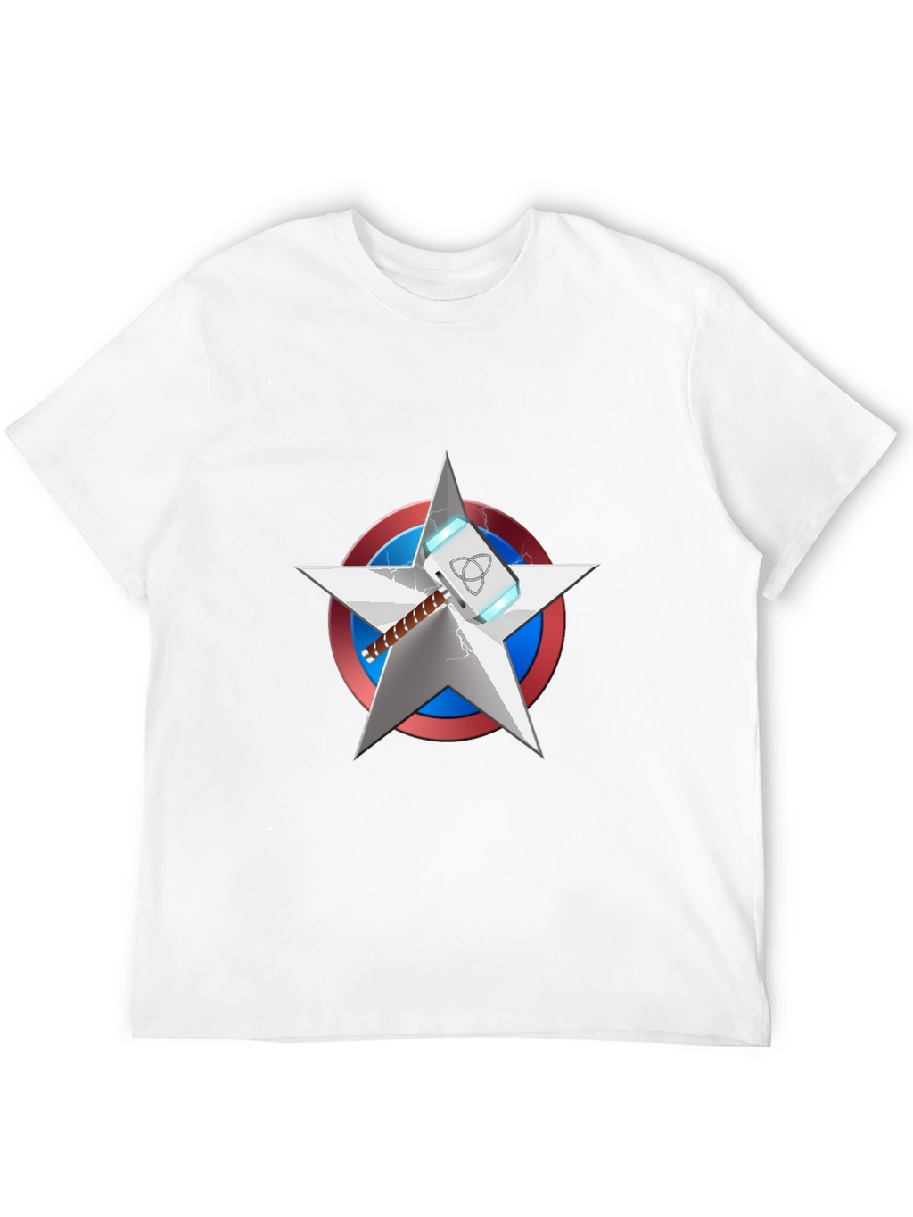 Superhero Mashup T-Shirt - Captain America & Thor