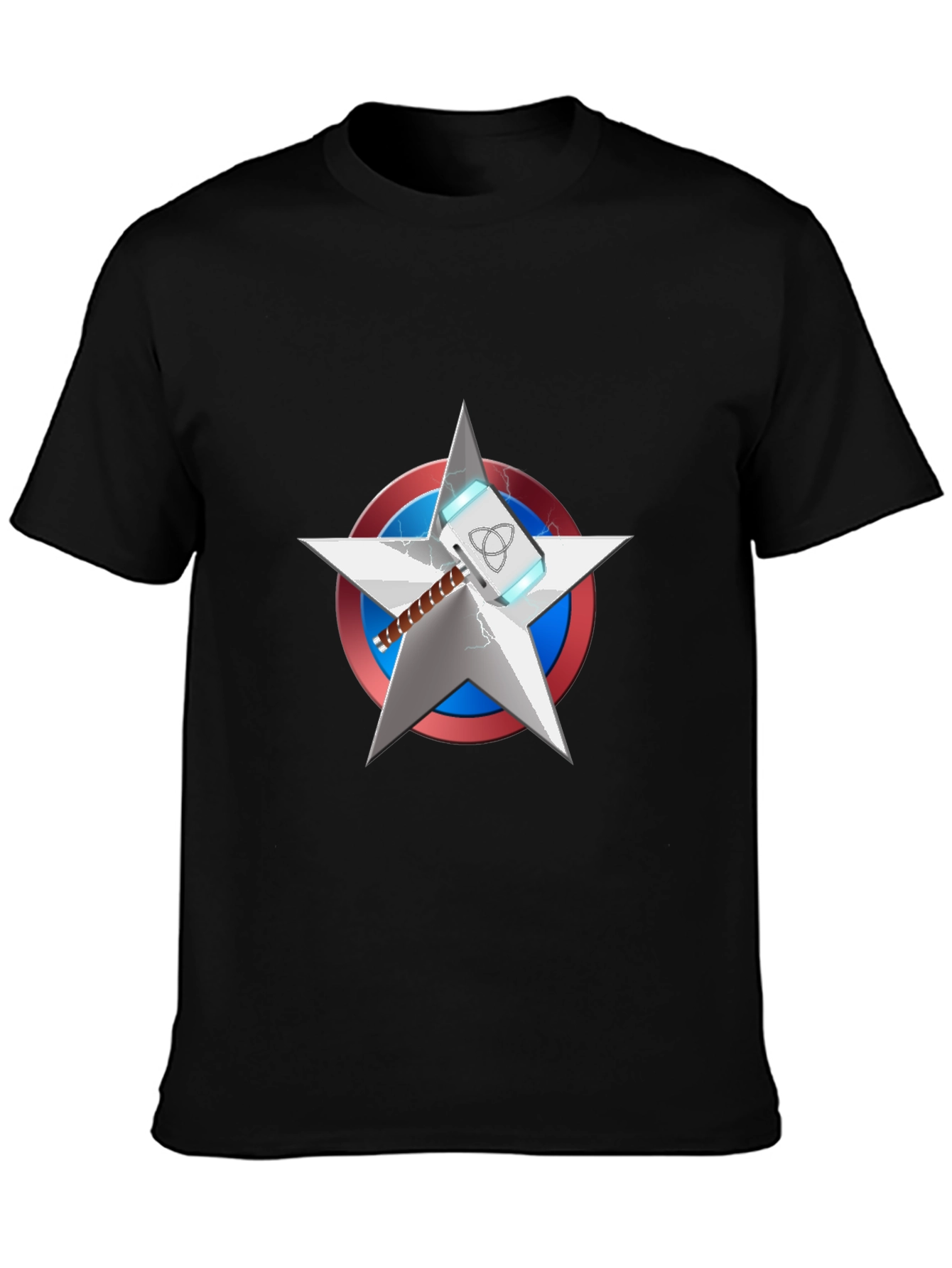 Superhero Mashup T-Shirt - Captain America & Thor