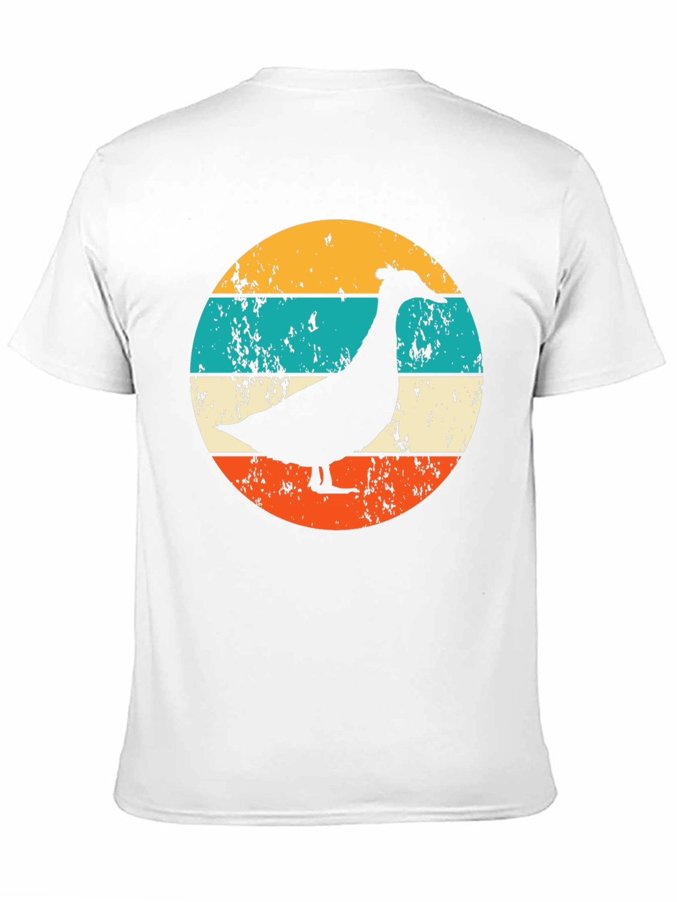 Retro Goose Graphic T-Shirt - Black