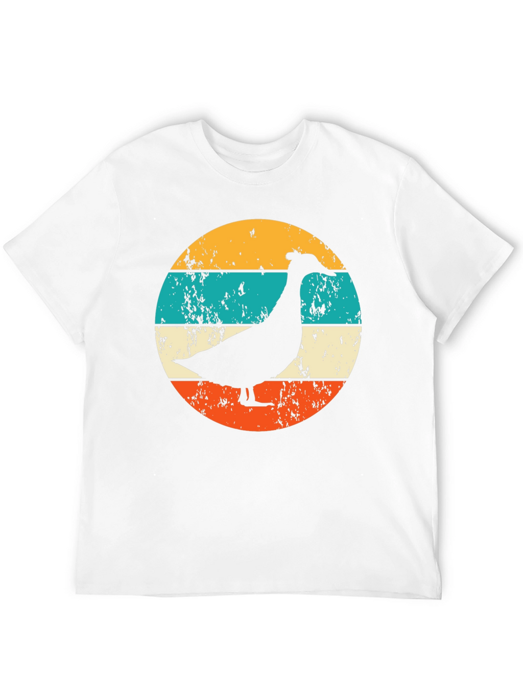 Retro Goose Graphic T-Shirt - Black