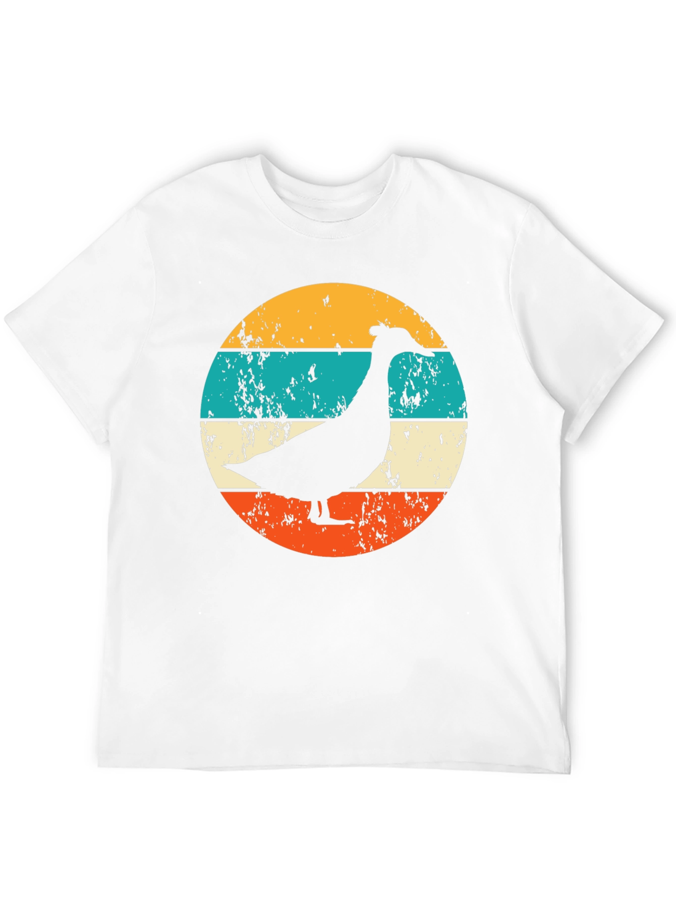 Retro Goose Graphic T-Shirt - Black