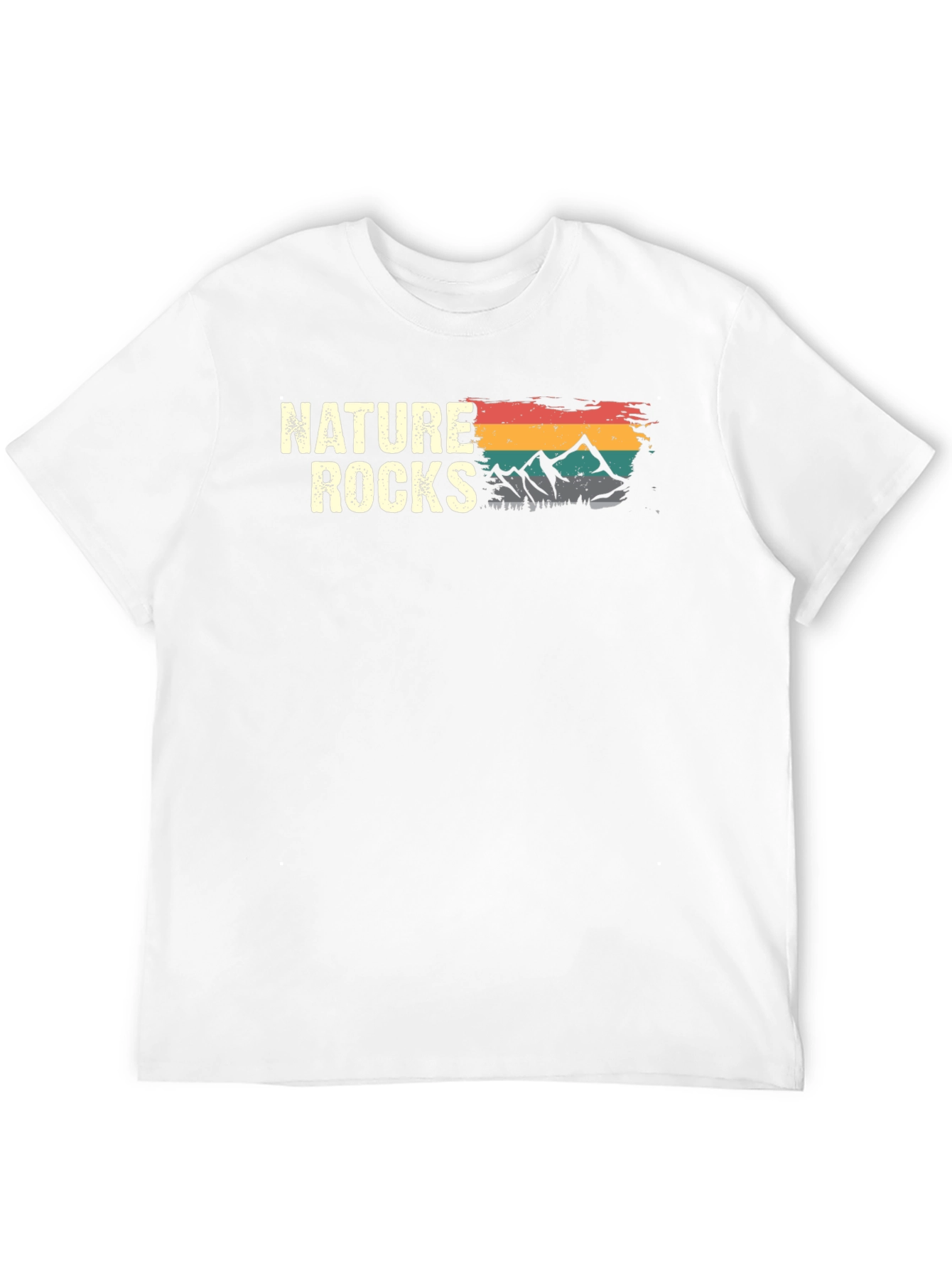 Nature Rocks T-Shirt - Mountain Design Tee