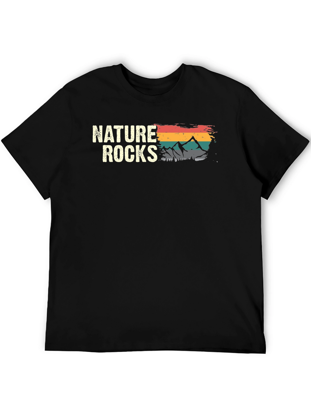 Nature Rocks T-Shirt - Mountain Design Tee