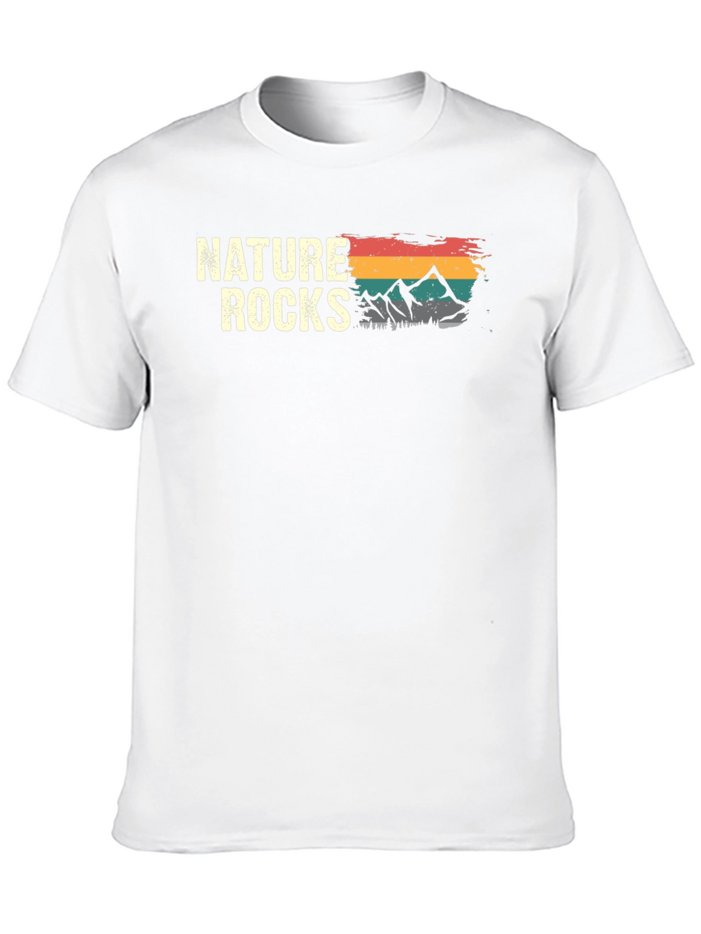 Nature Rocks T-Shirt - Mountain Design Tee