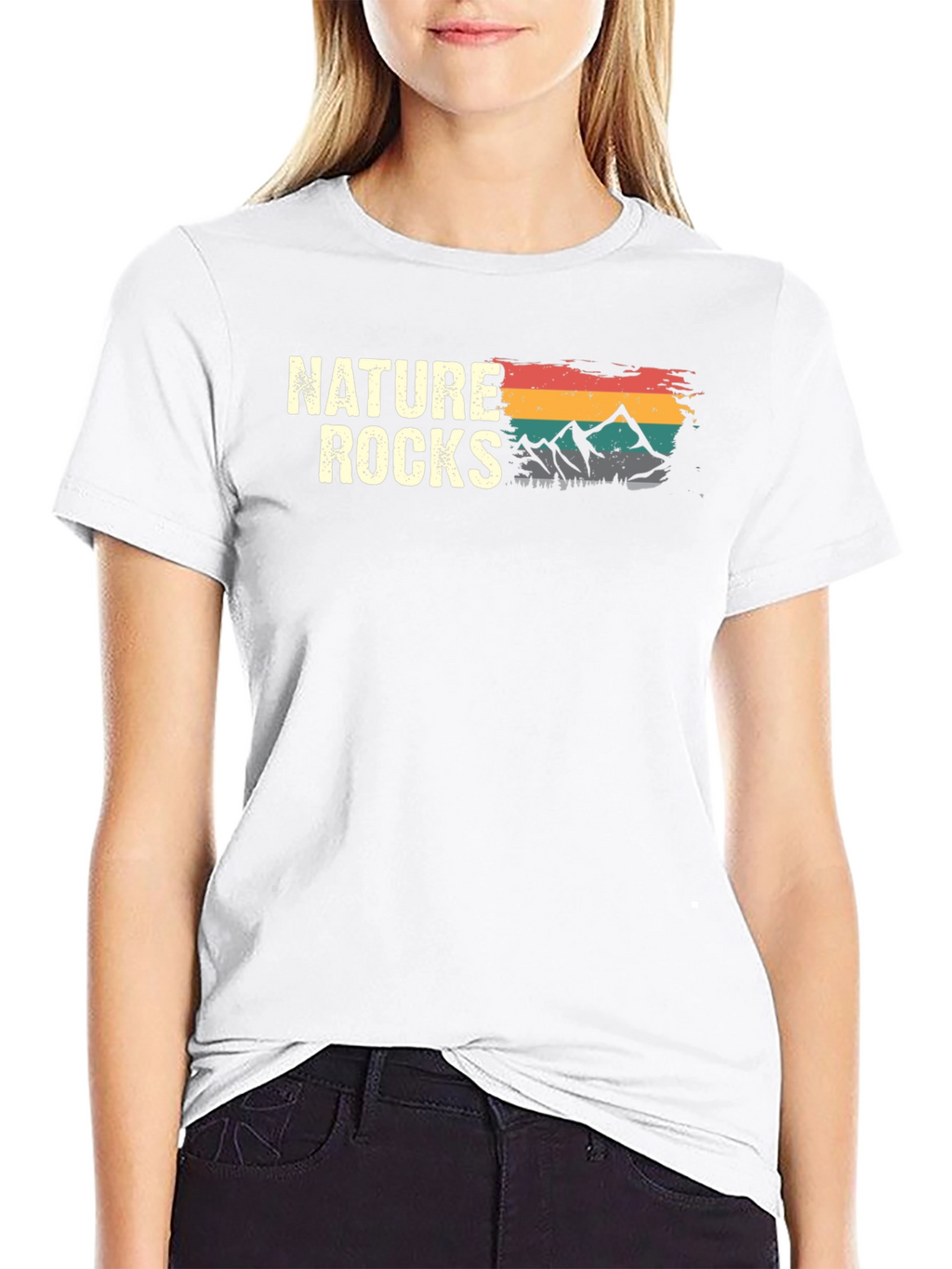 Nature Rocks T-Shirt - Mountain Design Tee
