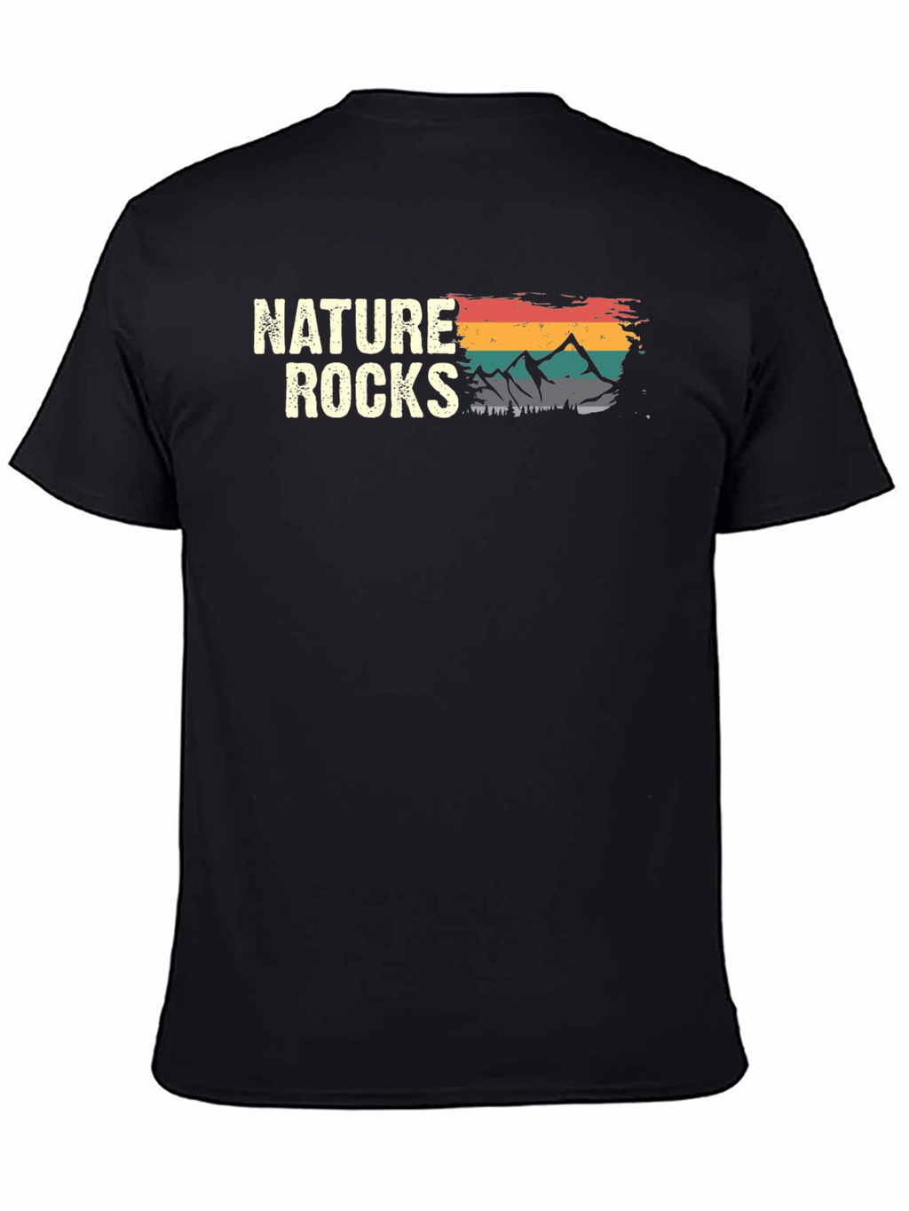 Nature Rocks T-Shirt - Mountain Design Tee