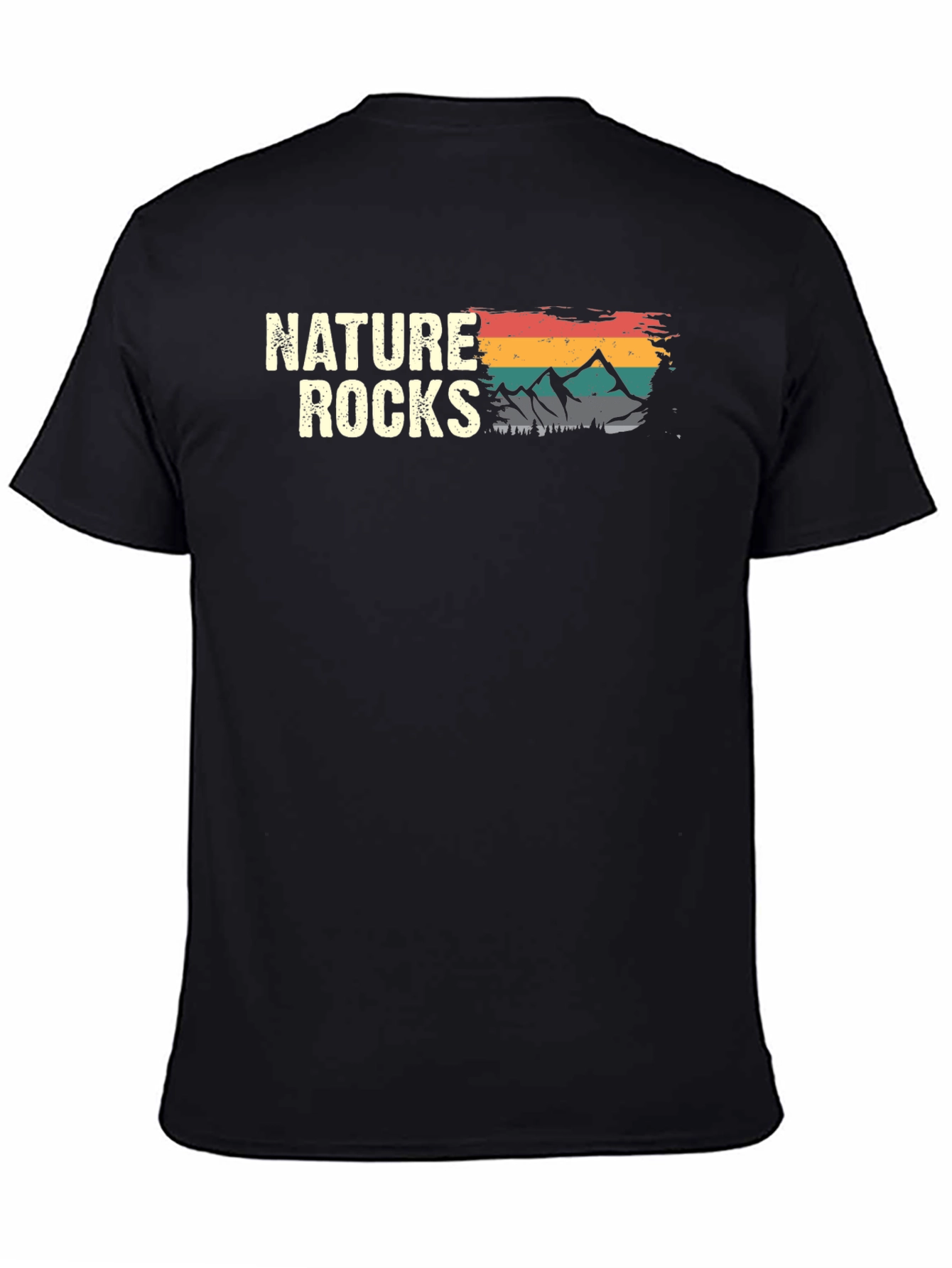 Nature Rocks T-Shirt - Mountain Design Tee