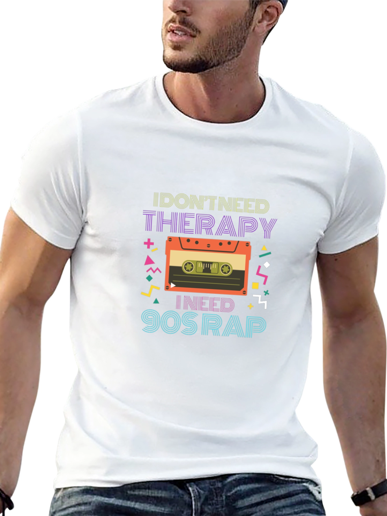 I Dont Need Therapy 90s Rap Graphic Tee