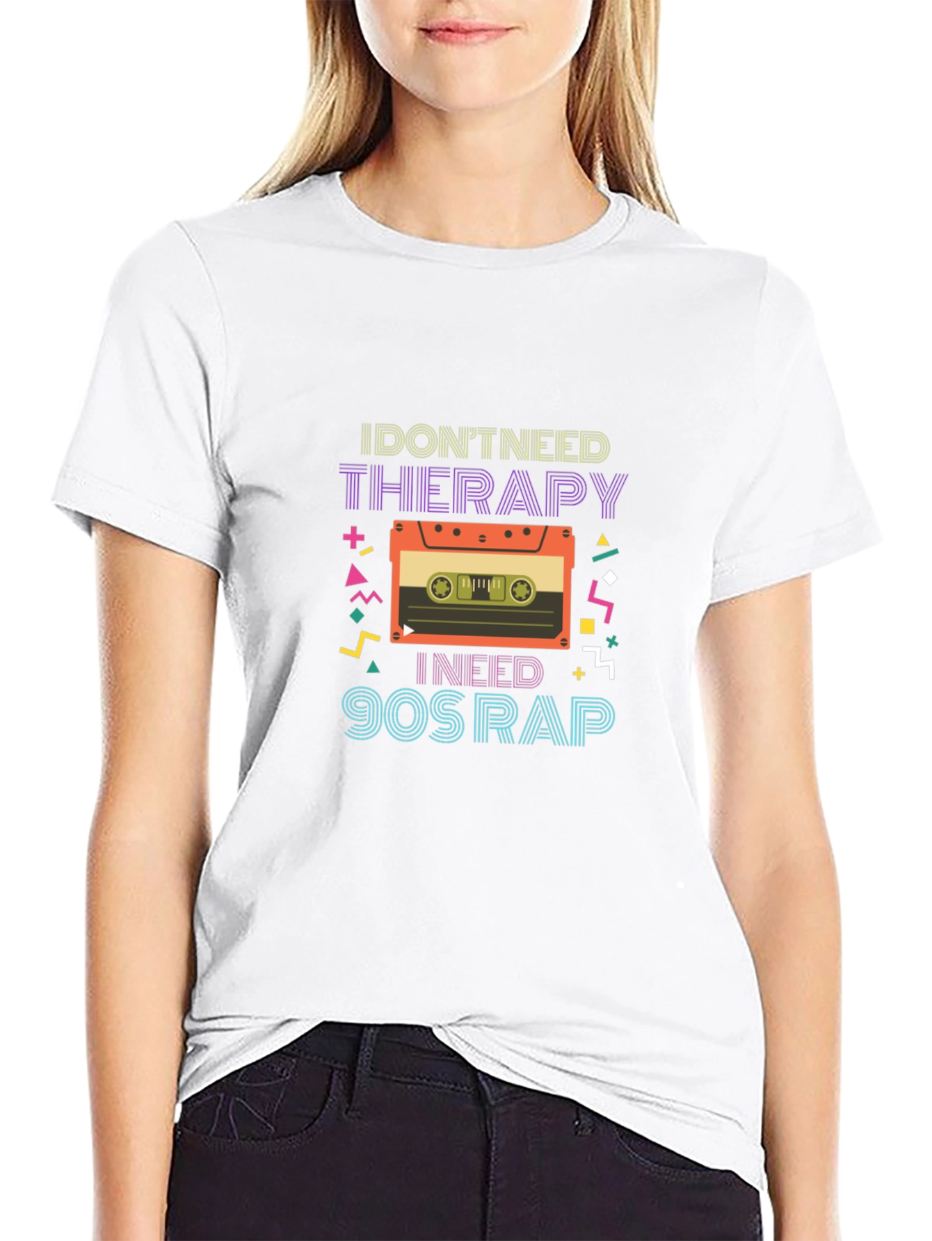 I Dont Need Therapy 90s Rap Graphic Tee