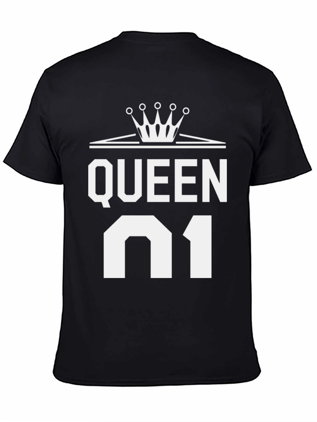 Queen 01 Graphic Tee - Black Cotton T-Shirt