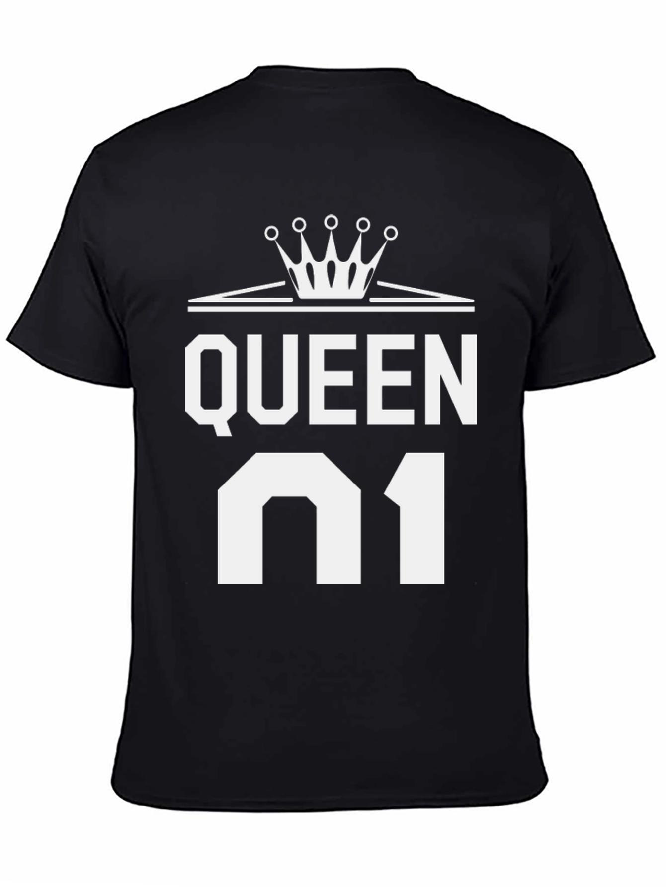 Queen 01 Graphic Tee - Black Cotton T-Shirt