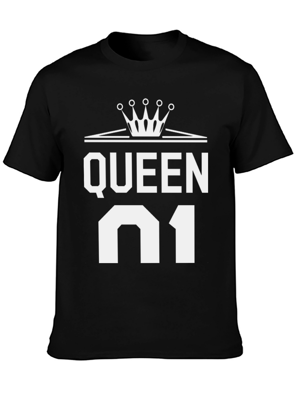 Queen 01 Graphic Tee - Black Cotton T-Shirt