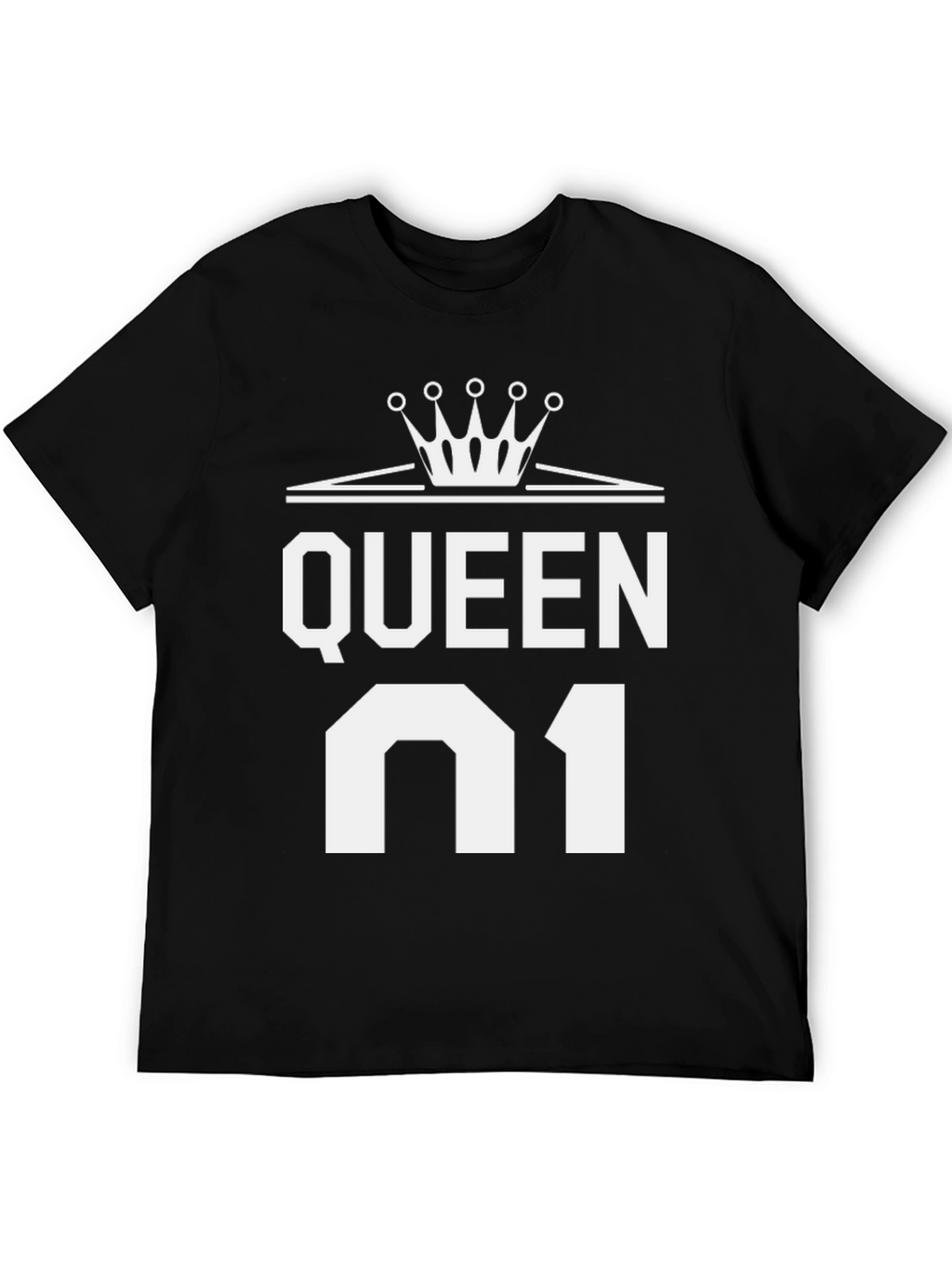Queen 01 Graphic Tee - Black Cotton T-Shirt