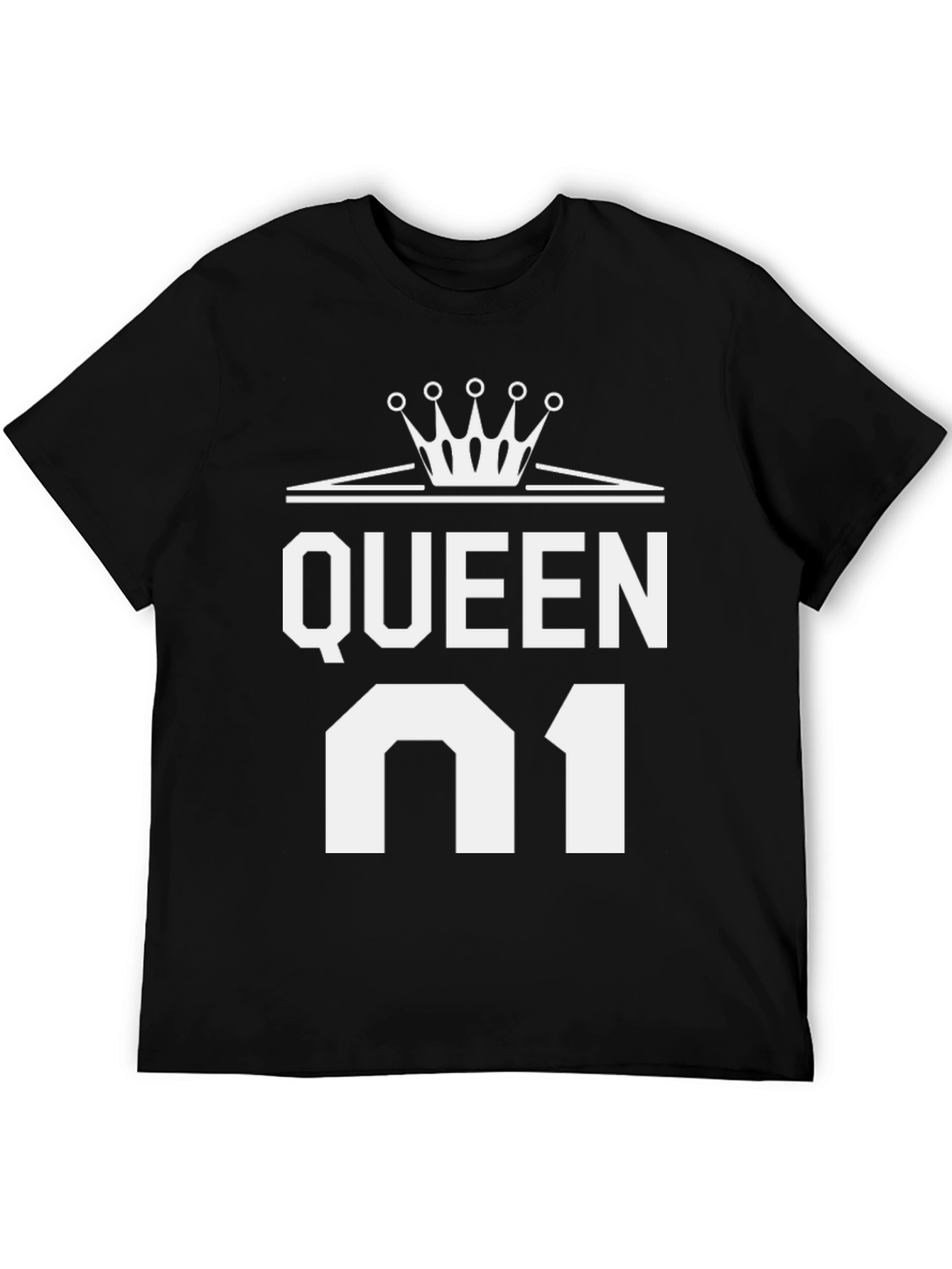 Queen 01 Graphic Tee - Black Cotton T-Shirt
