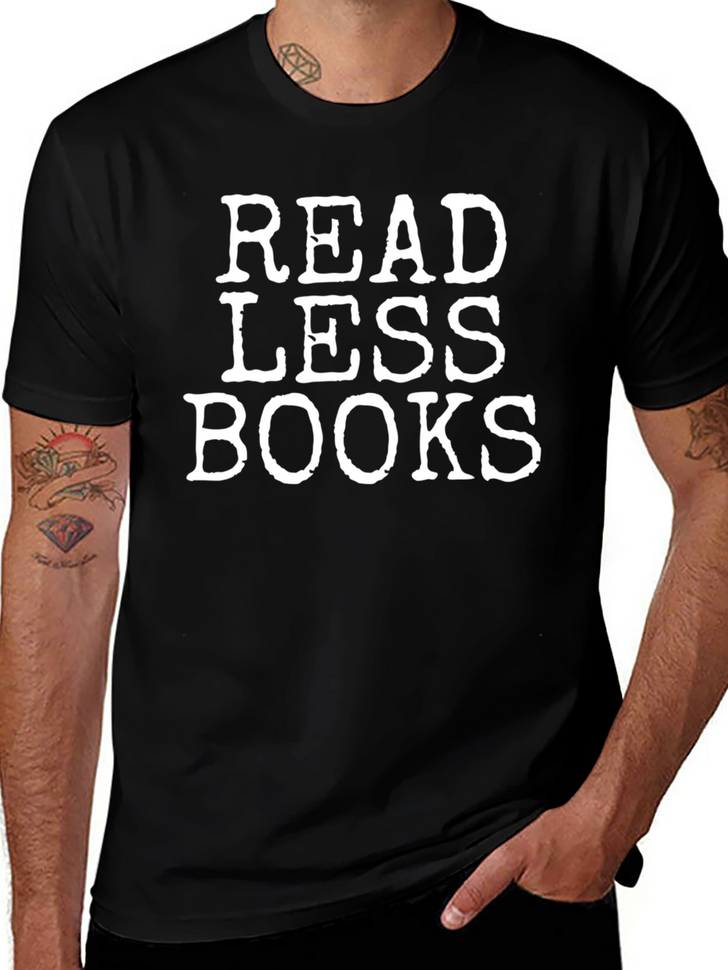 Read Less Books Graphic Tee