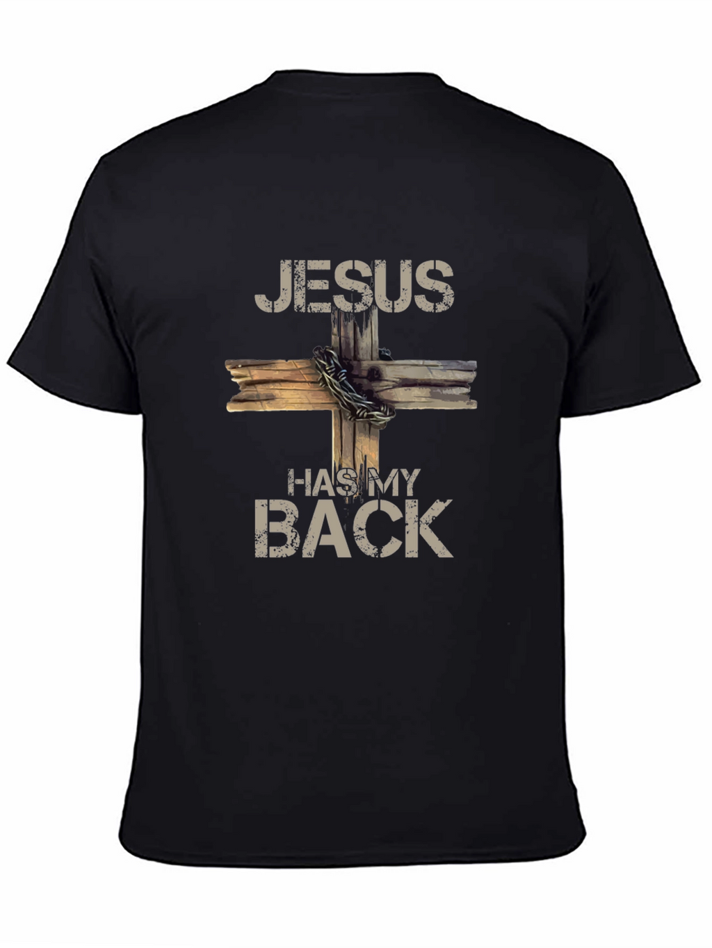 Jesus Has My Back Graphic Tee