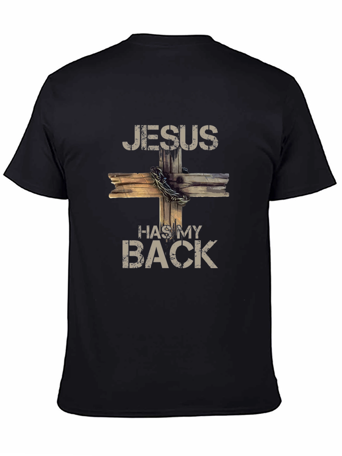 Jesus Has My Back Graphic Tee