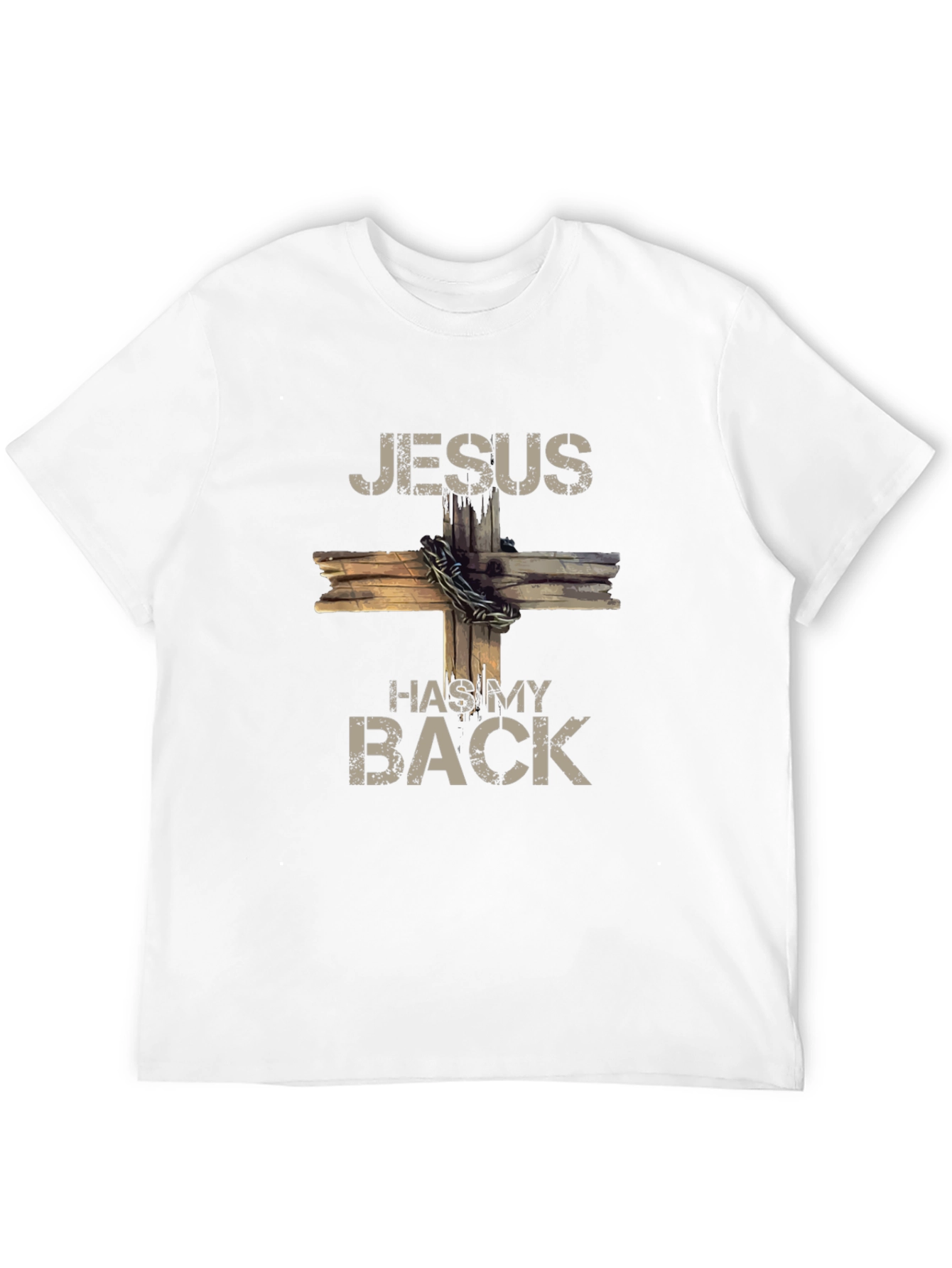 Jesus Has My Back Graphic Tee