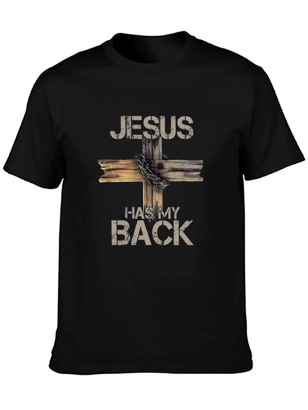 Jesus Has My Back Graphic Tee