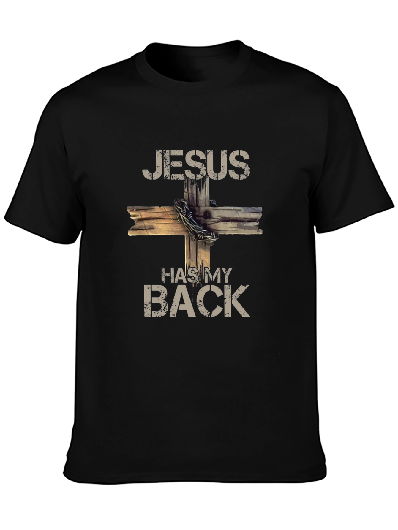 Jesus Has My Back Graphic Tee