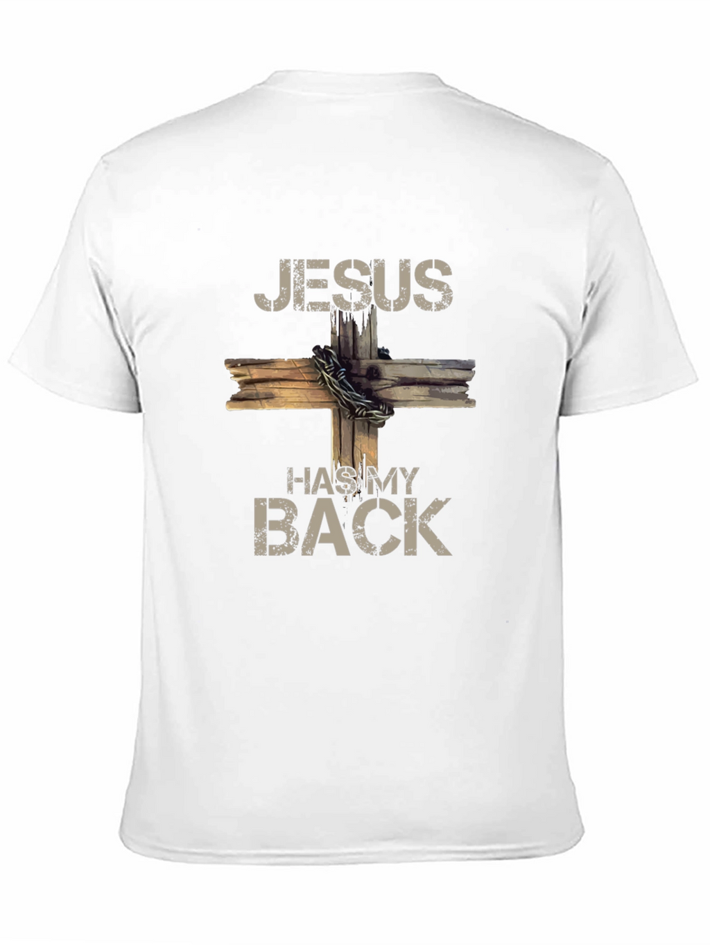 Jesus Has My Back Graphic Tee