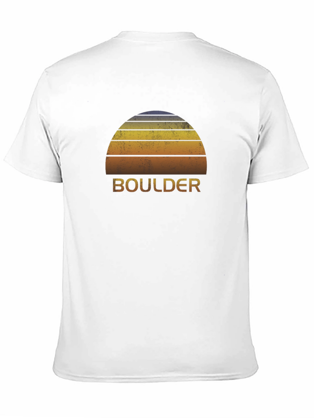 Boulder Sunset Graphic Tee - Retro Style
