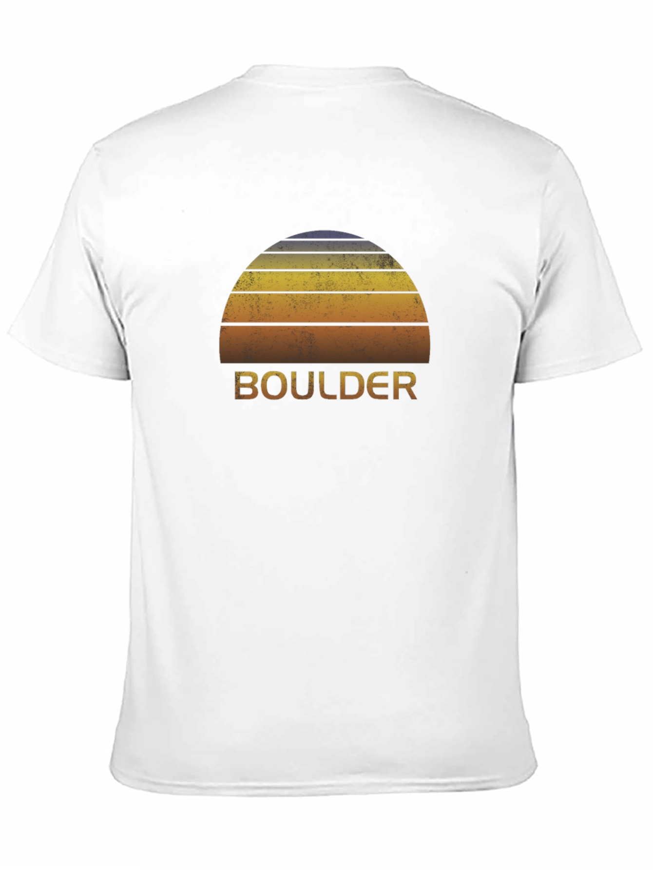 Boulder Sunset Graphic Tee - Retro Style