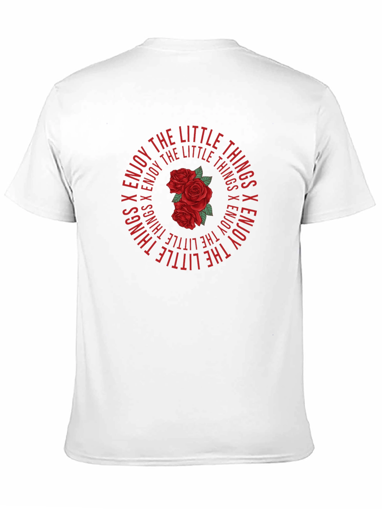 Enjoy the Little Things Rose Graphic Tee