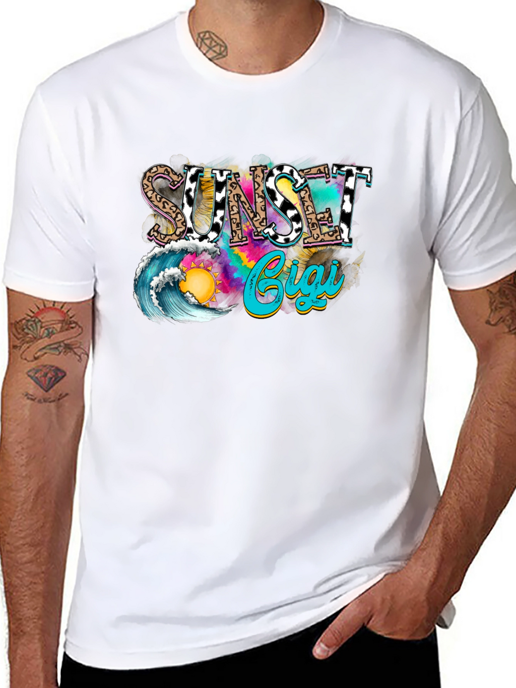 Sunset Gigi Graphic Tee